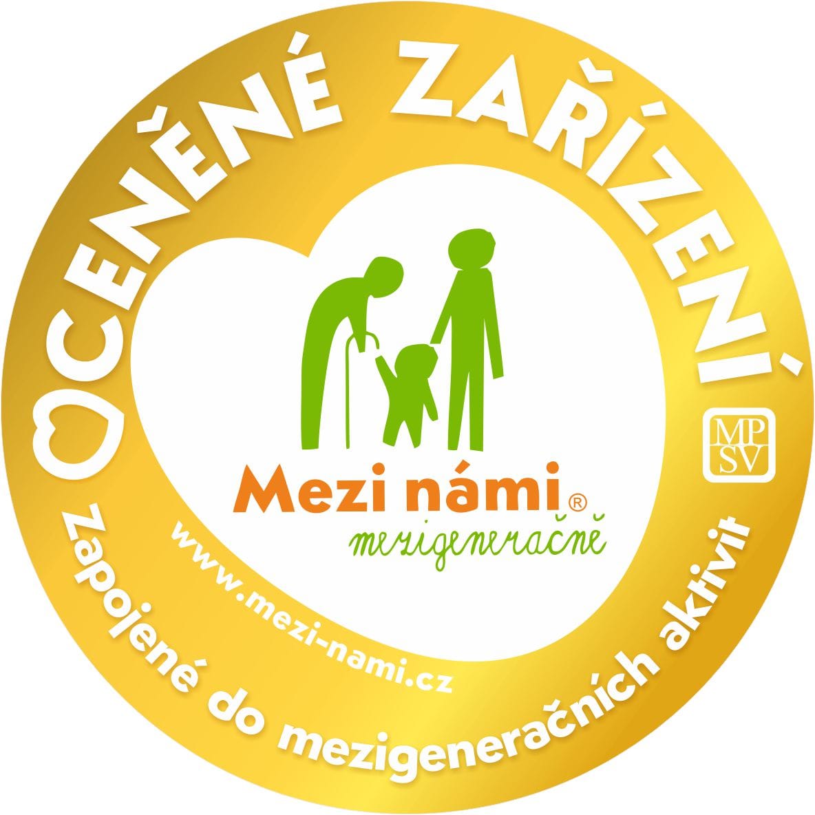 samolepka OCENENE ZARIZENI 100mm